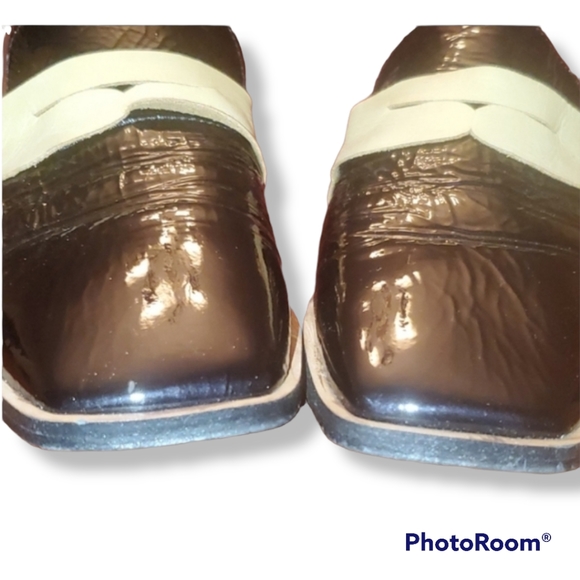 Angel Alarcon Black and Yellow Leather Loafers - Picture 4 of 9